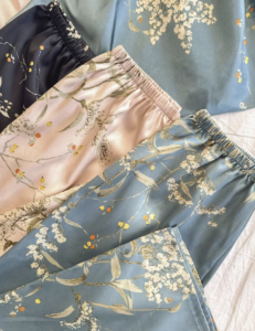 ultimate 6pcs Set of Sleepwear with Cherry Print, Ruffled Neckline, And Long Pants professional-grade 13