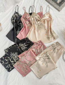 ultimate 6pcs Set of Sleepwear with Cherry Print, Ruffled Neckline, And Long Pants professional-grade 14