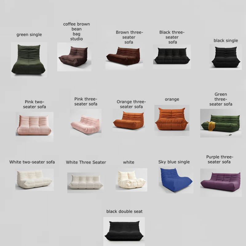 Bean Bag Chair Family Corner Chair, Sofa, Fireplace Chair, Lazy Sofa, Compressed Sponge Sofa, Floor Single Leisure Chair, Sofa Bed, Suitable For Various Occasions In Hall, Office, Bedroom, Apartment