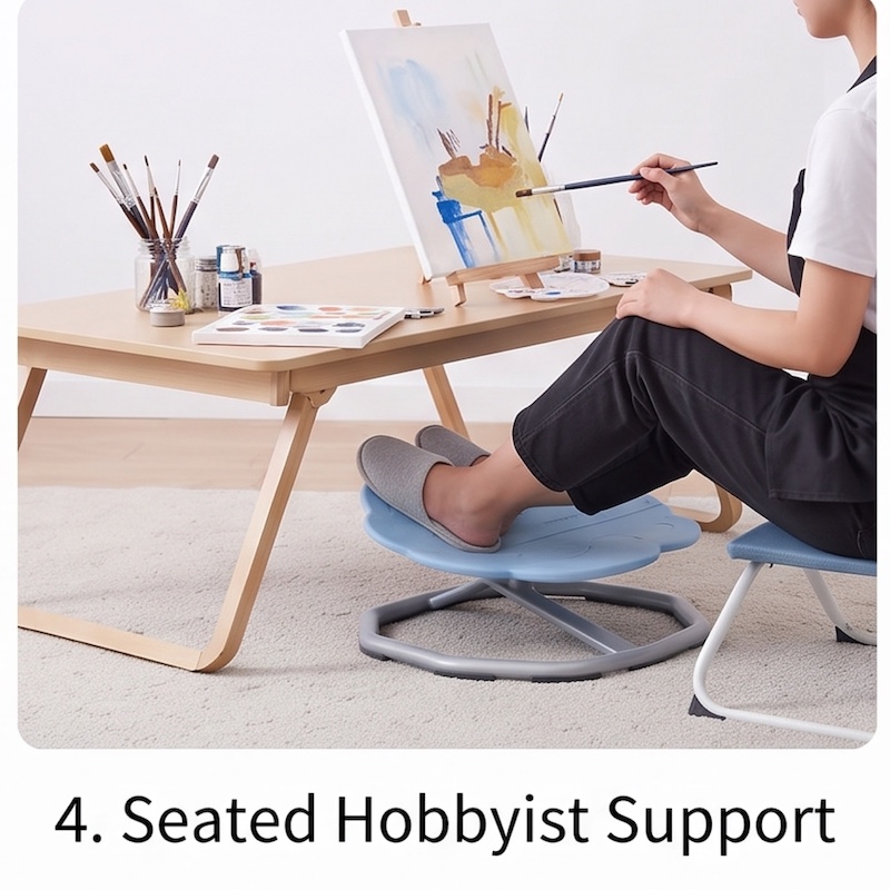 exclusive Spinning Sensory Chair for Children with Autism | Sensory Swivel Chair with Paw Design, Large-Sized, Featuring a Non-Slip Metal Base, Improve Balance And Coordination, Designed for Training And Rehabilitation, Indoor/Outdoor, Autism Must Haves 5 exclusive Spinning Sensory Chair for Children with Autism | Sensory Swivel Chair with Paw Design, Large-Sized, Featuring a Non-Slip Metal Base, Improve Balance And Coordination, Designed for Training And Rehabilitation, Indoor/Outdoor, Autism Must Haves - Image 5