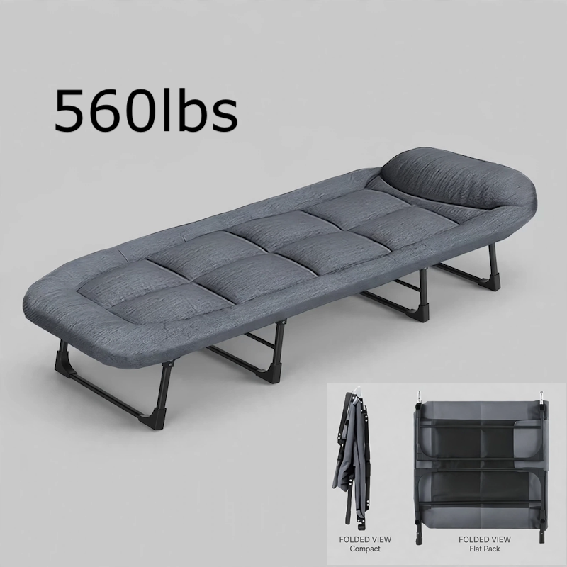 550 Lbs Weight Capacity Patio Party Resting Folding Camping Bed, 70.87inch Adjustable Folding Deck Chair, Perfect for Adults, Travel, Beach And Camping Adventures, Easy to Carry 1 550 Lbs Weight Capacity Patio Party Resting Folding Camping Bed, 70.87inch Adjustable Folding Deck Chair, Perfect for Adults, Travel, Beach And Camping Adventures, Easy to Carry