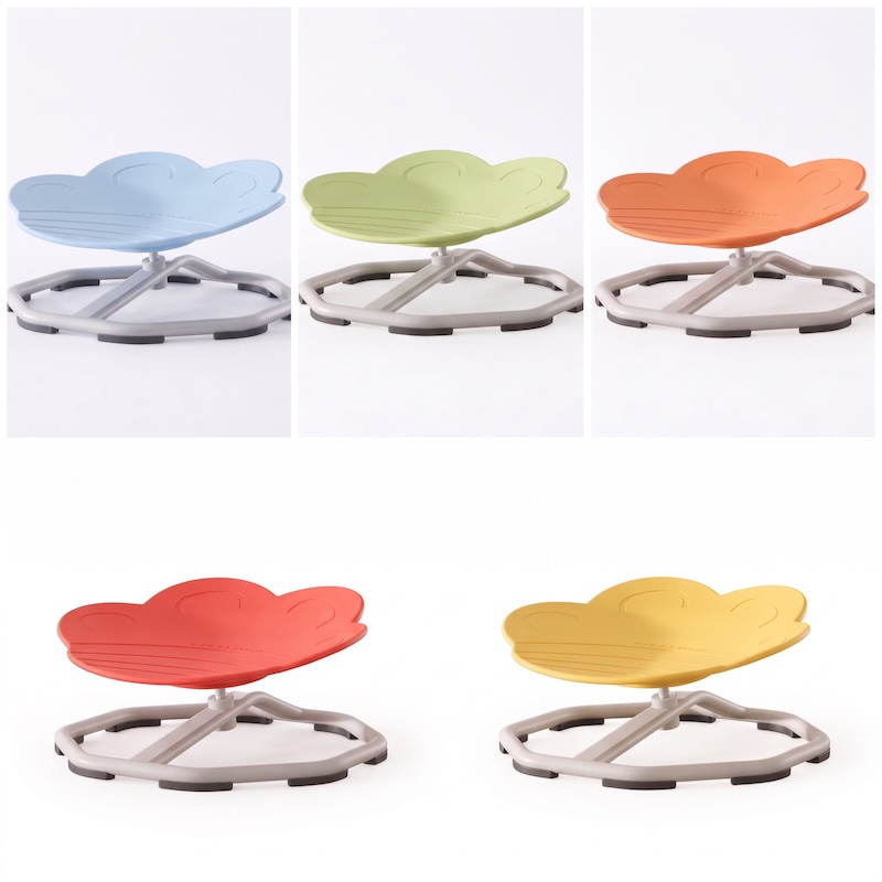 exclusive Spinning Sensory Chair for Children with Autism | Sensory Swivel Chair with Paw Design, Large-Sized, Featuring a Non-Slip Metal Base, Improve Balance And Coordination, Designed for Training And Rehabilitation, Indoor/Outdoor, Autism Must Haves