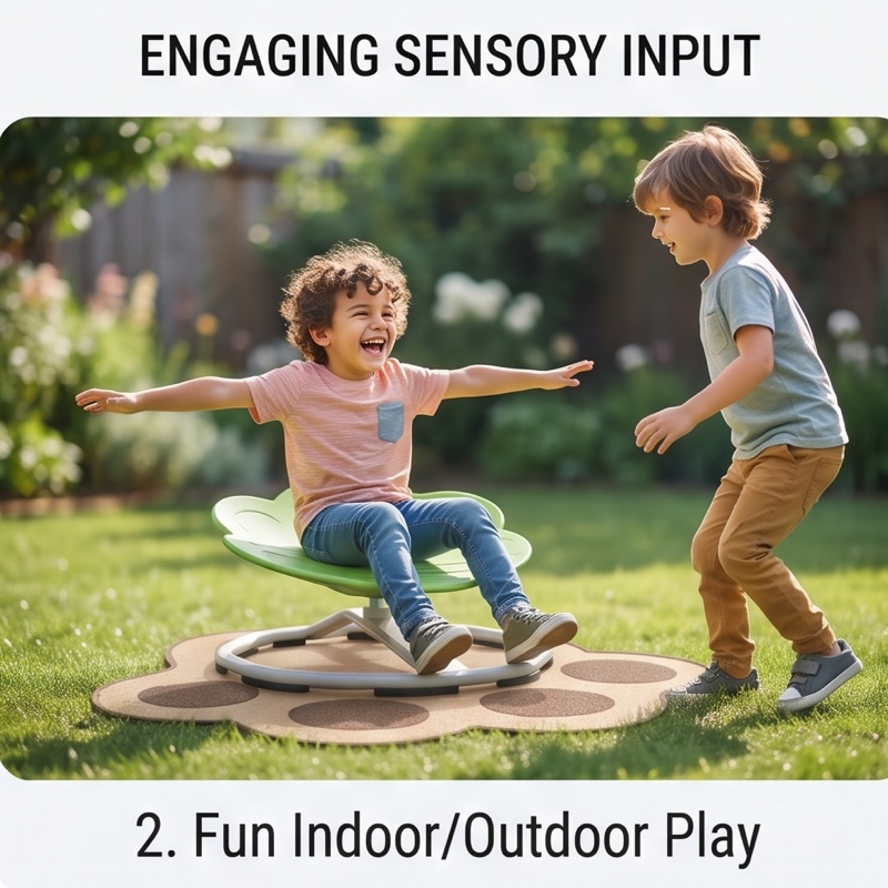 exclusive Spinning Sensory Chair for Children with Autism | Sensory Swivel Chair with Paw Design, Large-Sized, Featuring a Non-Slip Metal Base, Improve Balance And Coordination, Designed for Training And Rehabilitation, Indoor/Outdoor, Autism Must Haves 12 exclusive Spinning Sensory Chair for Children with Autism | Sensory Swivel Chair with Paw Design, Large-Sized, Featuring a Non-Slip Metal Base, Improve Balance And Coordination, Designed for Training And Rehabilitation, Indoor/Outdoor, Autism Must Haves - Image 12