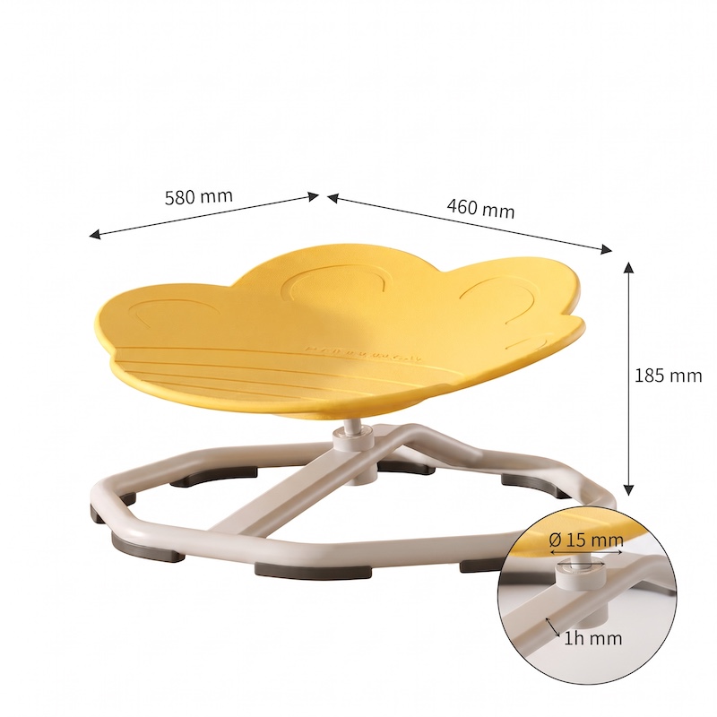 exclusive Spinning Sensory Chair for Children with Autism | Sensory Swivel Chair with Paw Design, Large-Sized, Featuring a Non-Slip Metal Base, Improve Balance And Coordination, Designed for Training And Rehabilitation, Indoor/Outdoor, Autism Must Haves 15 exclusive Spinning Sensory Chair for Children with Autism | Sensory Swivel Chair with Paw Design, Large-Sized, Featuring a Non-Slip Metal Base, Improve Balance And Coordination, Designed for Training And Rehabilitation, Indoor/Outdoor, Autism Must Haves - Image 15