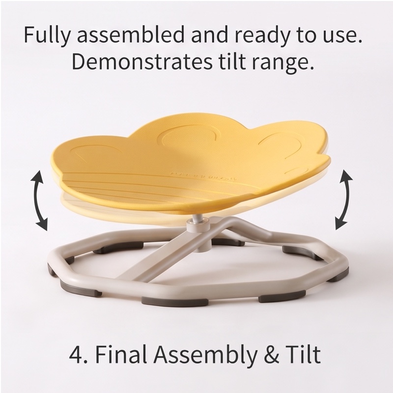 exclusive Spinning Sensory Chair for Children with Autism | Sensory Swivel Chair with Paw Design, Large-Sized, Featuring a Non-Slip Metal Base, Improve Balance And Coordination, Designed for Training And Rehabilitation, Indoor/Outdoor, Autism Must Haves 19 exclusive Spinning Sensory Chair for Children with Autism | Sensory Swivel Chair with Paw Design, Large-Sized, Featuring a Non-Slip Metal Base, Improve Balance And Coordination, Designed for Training And Rehabilitation, Indoor/Outdoor, Autism Must Haves - Image 19