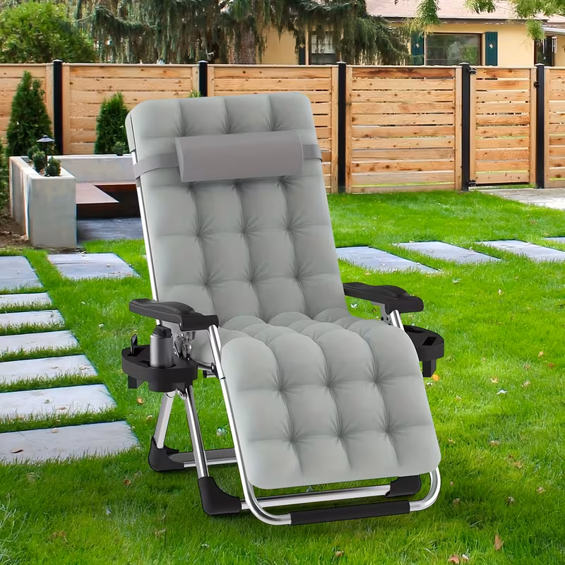The Ultimate Relaxation Zero Gravity Chair Lounge Chair Recliner with Secure Multi-Position Locks 8 The Ultimate Relaxation Zero Gravity Chair Lounge Chair Recliner with Secure Multi-Position Locks - Image 8