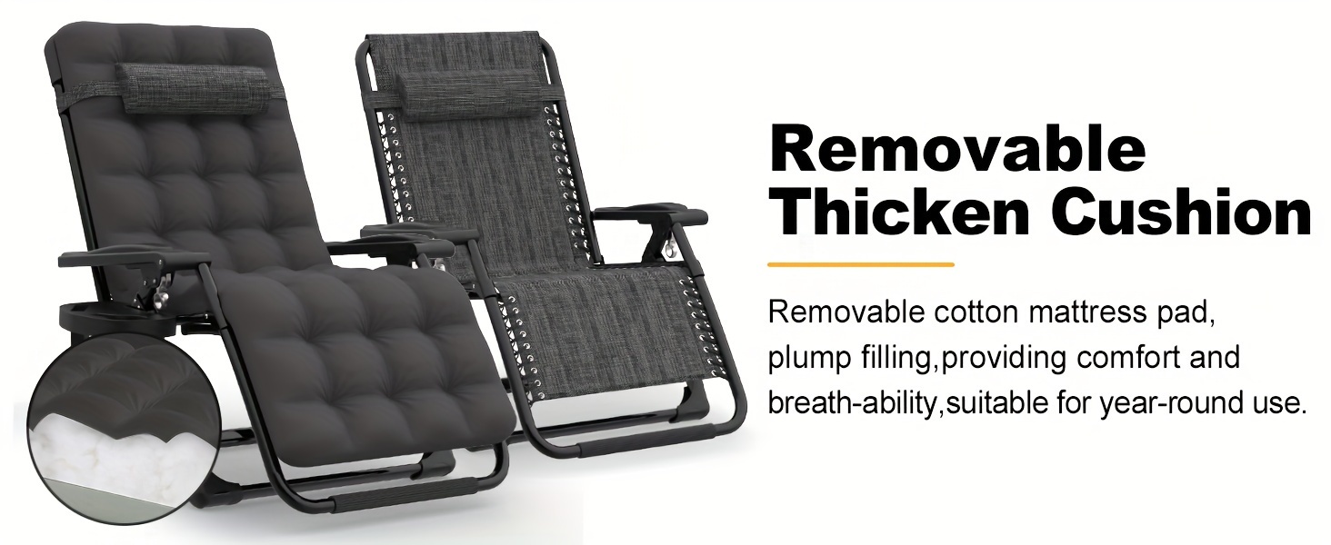 The Ultimate Relaxation Zero Gravity Chair Lounge Chair Recliner with Secure Multi-Position Locks 9 The Ultimate Relaxation Zero Gravity Chair Lounge Chair Recliner with Secure Multi-Position Locks - Image 9