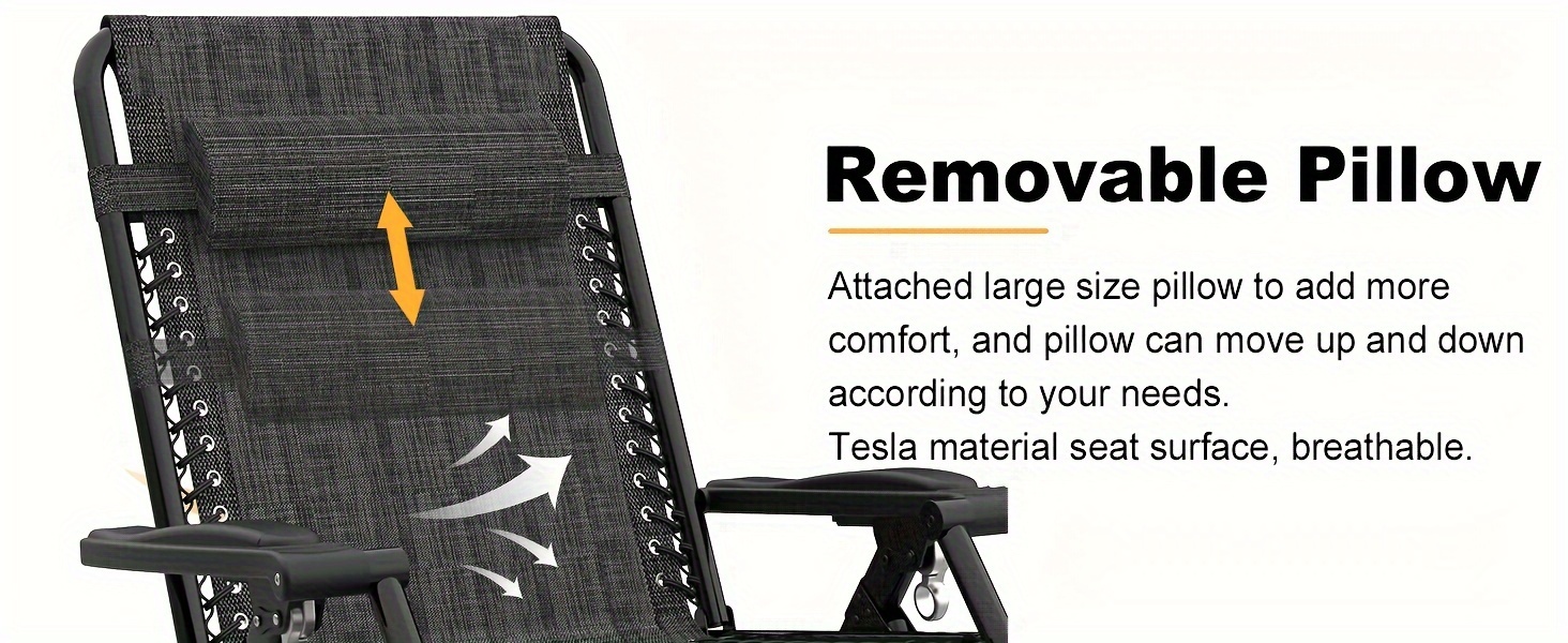The Ultimate Relaxation Zero Gravity Chair Lounge Chair Recliner with Secure Multi-Position Locks 6 The Ultimate Relaxation Zero Gravity Chair Lounge Chair Recliner with Secure Multi-Position Locks - Image 6