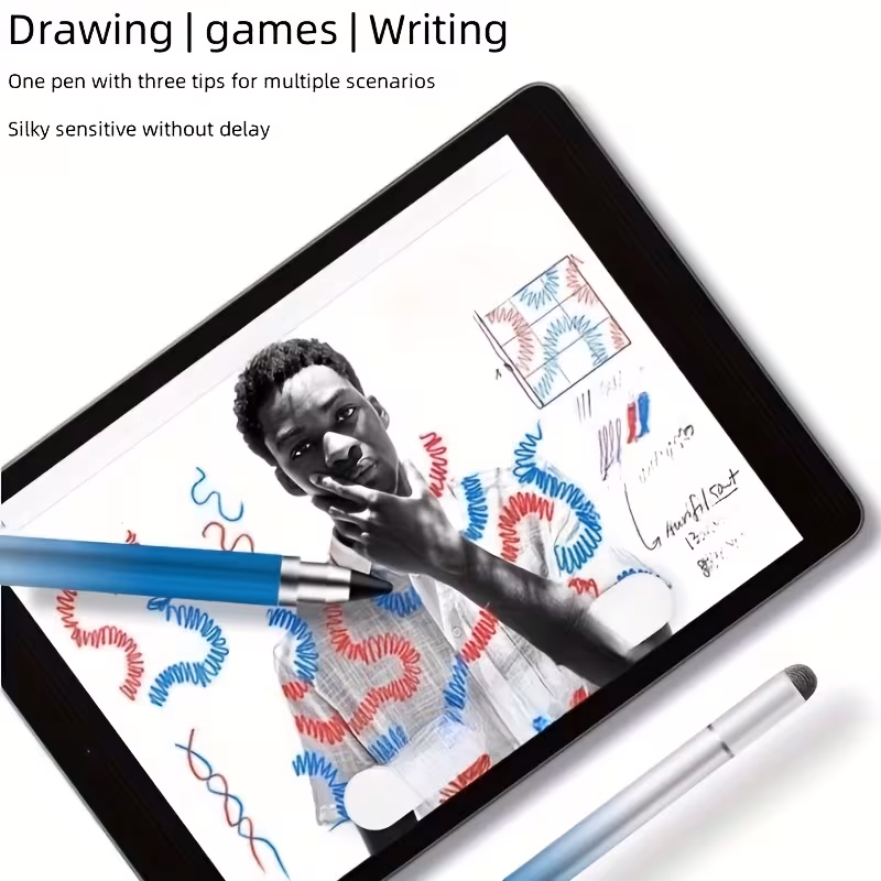 exclusive Masterstroke Synergy: The 3-in-1 Universal Touch Screen Stylus Pen for Seamless Cross-Platform Navigation 6 exclusive Masterstroke Synergy: The 3-in-1 Universal Touch Screen Stylus Pen for Seamless Cross-Platform Navigation - Image 6
