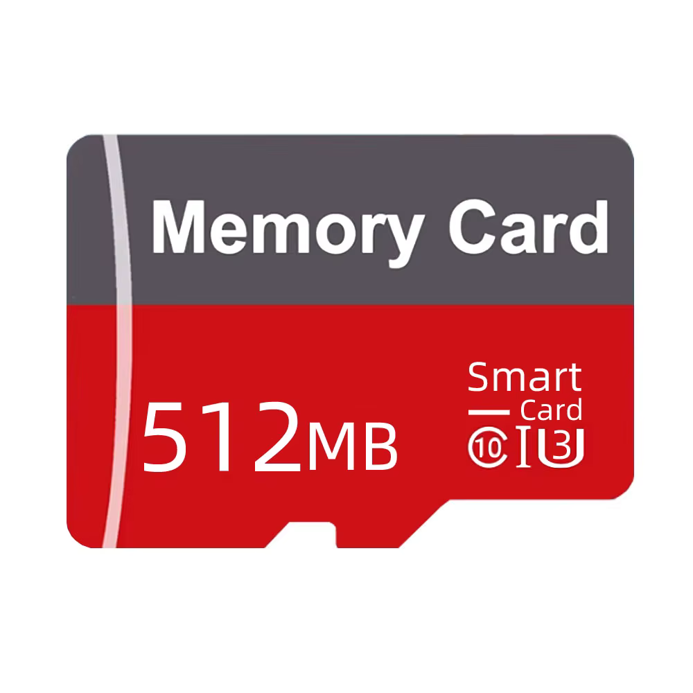 practical Small Capacity Memory Card Multi-Pack | 64MB to 512MB Industrial Micro SD Cards for Legacy Devices & Automation 5 A standalone flash storage unit from our small capacity memory card range showing 512MB of capacity isolated on a solid white background with a clean red and dark grey label face